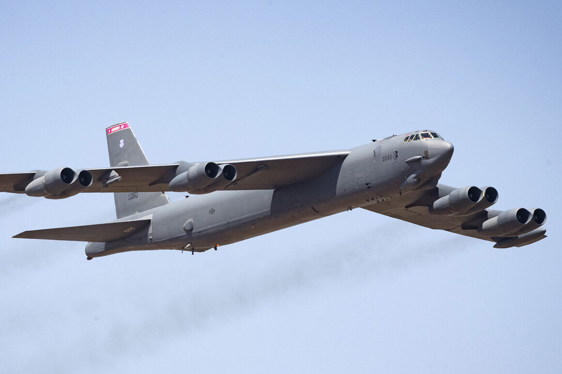 US Air Force B-52H bomber