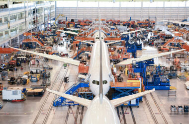 787 Dreamliner assembly line