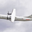 ATR 72-600 with Starlink antenna