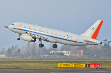 DLR Airbus A320 ATRA with the new nose