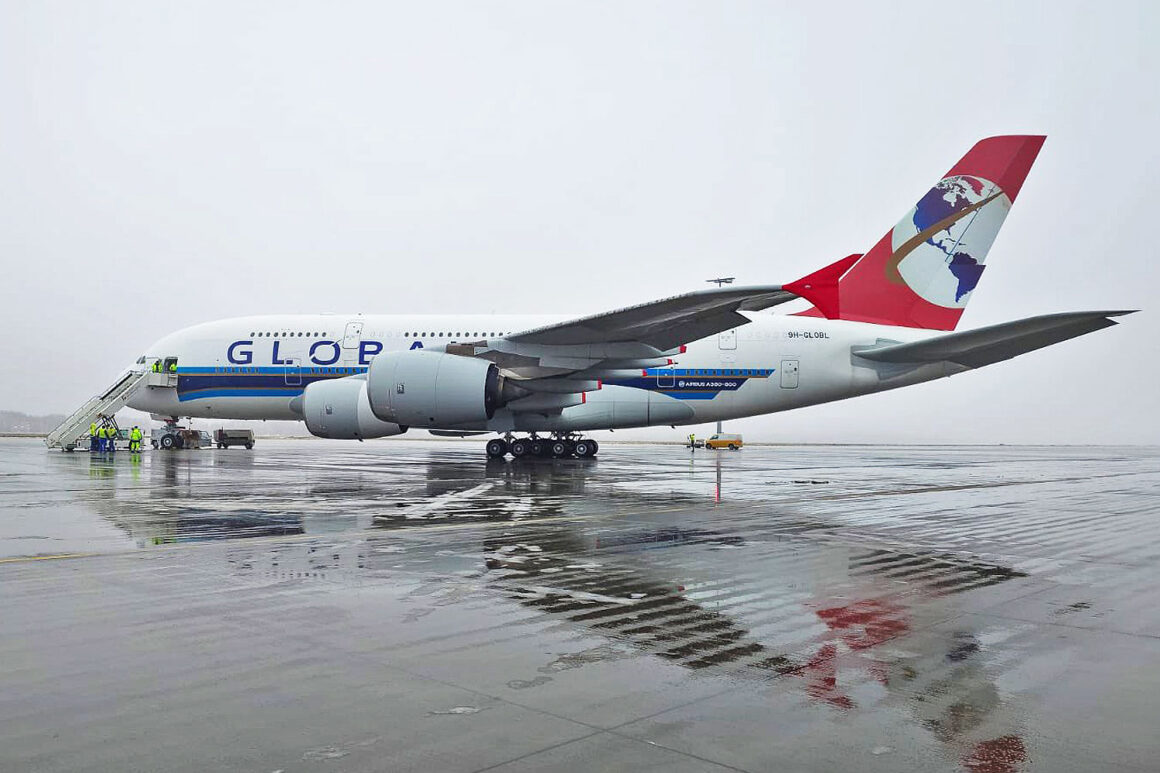 Global Airlines A380 9H-GLOBL