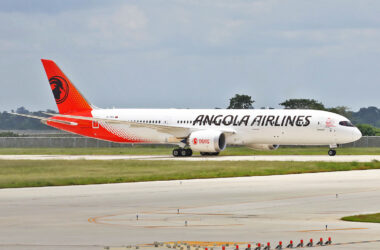 TAAG's first Boeing 787-9 arrived in Angola on Thursday