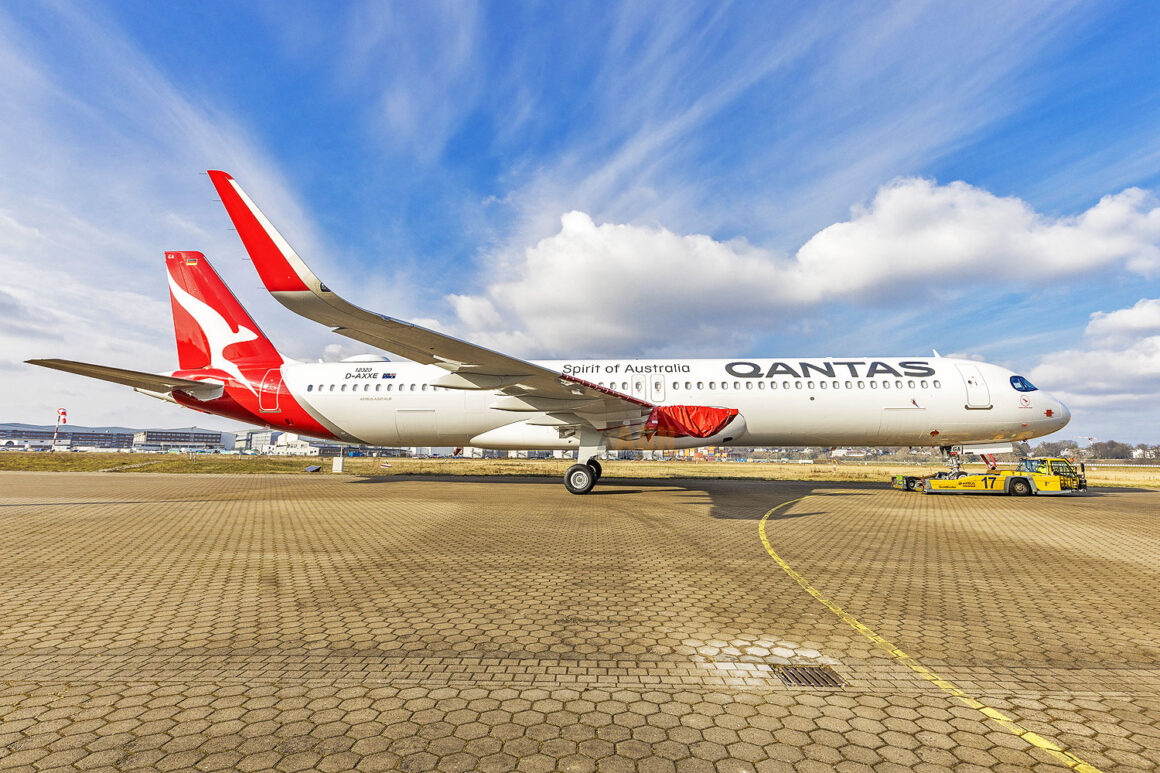 Qantas first A321XLR