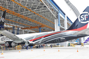 The 100th Boeing 767-300BCF has been converted to freighter by GAMECO in China