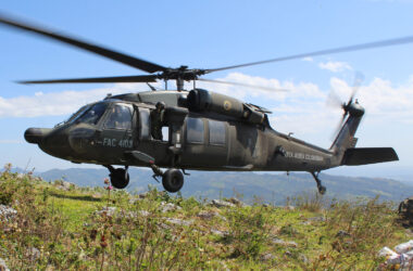 Colombian Air Force UH-60 helicopter