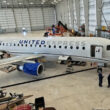 he first Embraer E175 to receive Starlink